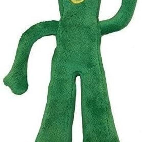 Multipet Gumby Plush Filled Dog Toy, Green, 9 inch (Pack of 1) - Picture 7 of 7